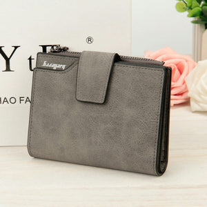 Lady Walet Small for Girl Female Women Wallet Purse Card Money Bag Coin Holder With Zipper Short Partmone Vallet Portemonee 2019**Engraving not available**