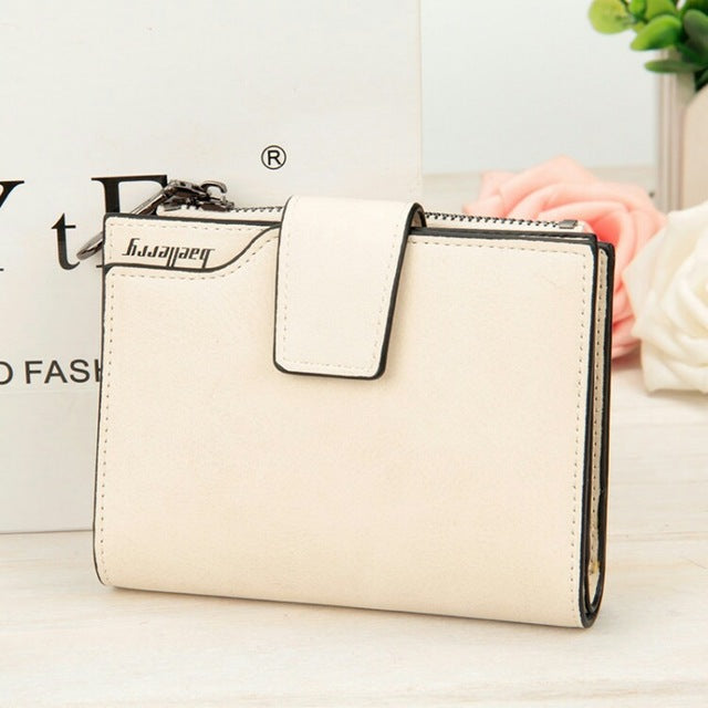 Lady Walet Small for Girl Female Women Wallet Purse Card Money Bag Coin Holder With Zipper Short Partmone Vallet Portemonee 2019**Engraving not available**