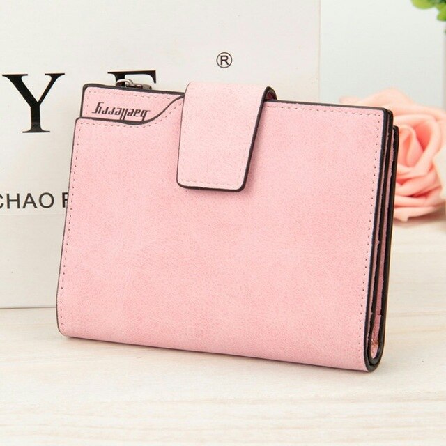 Lady Walet Small for Girl Female Women Wallet Purse Card Money Bag Coin Holder With Zipper Short Partmone Vallet Portemonee 2019**Engraving not available**