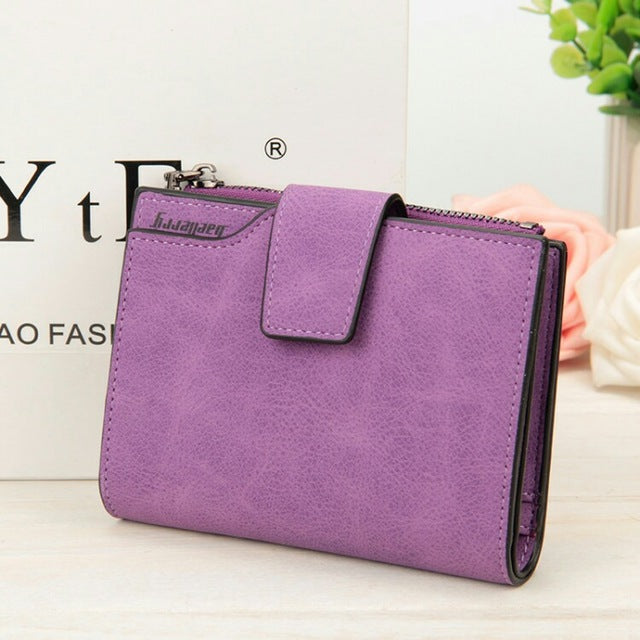 Lady Walet Small for Girl Female Women Wallet Purse Card Money Bag Coin Holder With Zipper Short Partmone Vallet Portemonee 2019**Engraving not available**