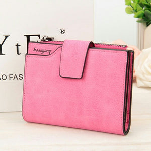 Lady Walet Small for Girl Female Women Wallet Purse Card Money Bag Coin Holder With Zipper Short Partmone Vallet Portemonee 2019**Engraving not available**