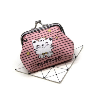 Cartoon Cat Coin Purses Women mini Wallets Kids clutch money Bags Female Pouch Hasp change purse Cute girls zero wallet Carteira