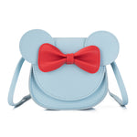 Load image into Gallery viewer, Monsisy 2020 Girl Coin Purse Handbag Children Wallet Small Coin Box Bag Cute Mouse Bow Kid Money Bag Baby Shoulder Bag Purse
