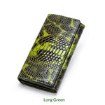 Load image into Gallery viewer, Luxury Brand Women Clutch Wallets Genuine Leather Snake Pattern Print Long Coin Purse Female Cell Phone Holder Bag Dollar Price
